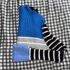 Loft Colorblock Mockneck